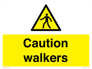 Caution walkers